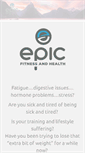 Mobile Screenshot of epicfitnessandhealth.com